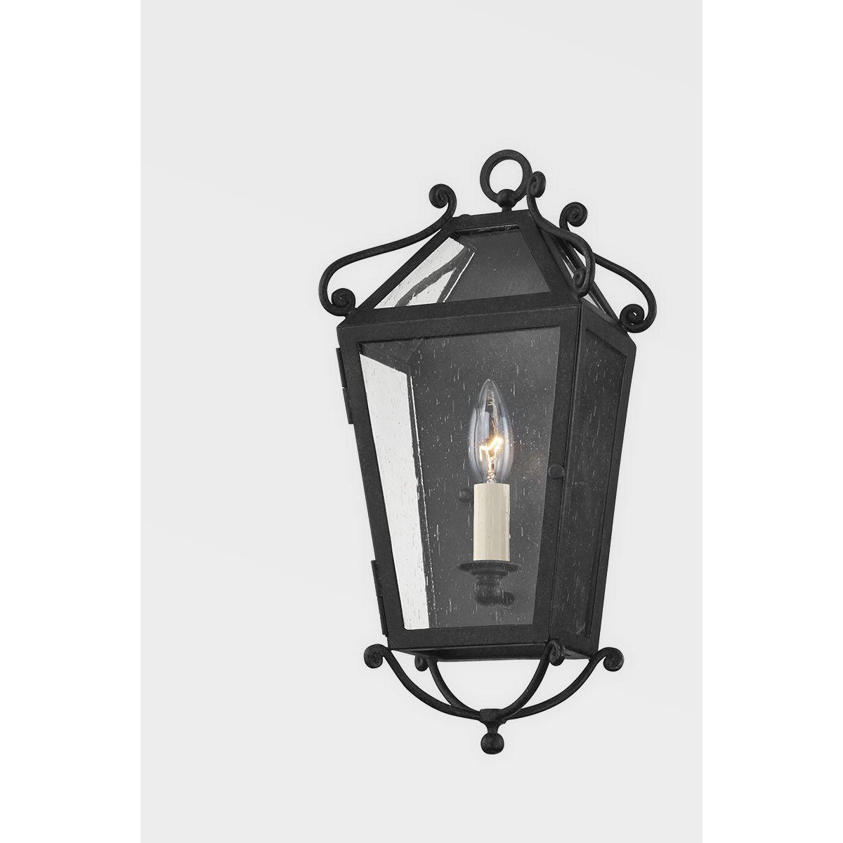 SANTA BARBARA COUNTY 17 in. Outdoor Wall Lantern French iron Finish - Bees Lighting