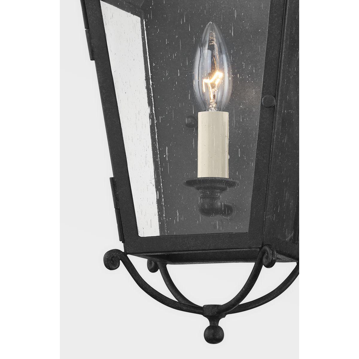 SANTA BARBARA COUNTY 17 in. Outdoor Wall Lantern French iron Finish - Bees Lighting