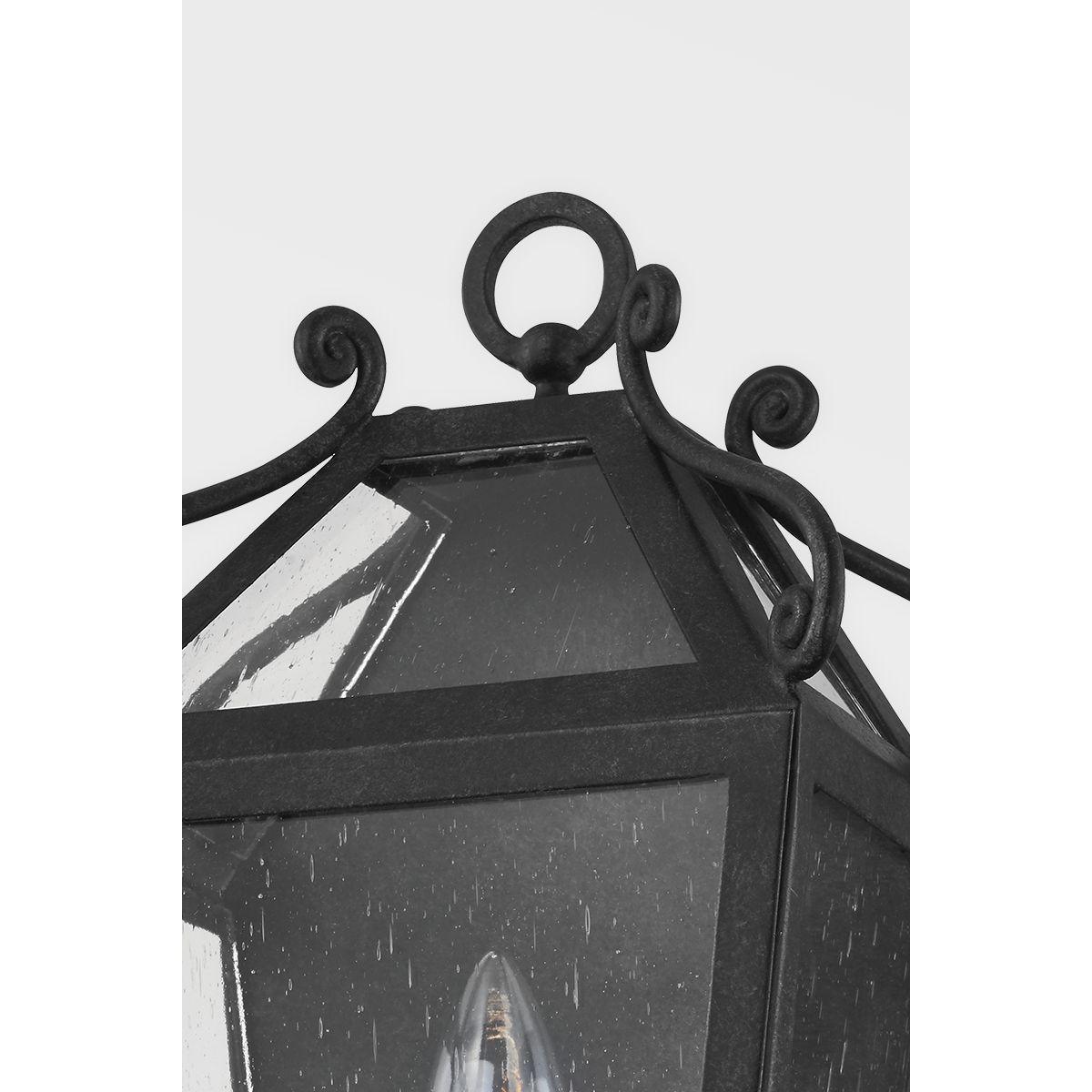 SANTA BARBARA COUNTY 17 in. Outdoor Wall Lantern French iron Finish - Bees Lighting