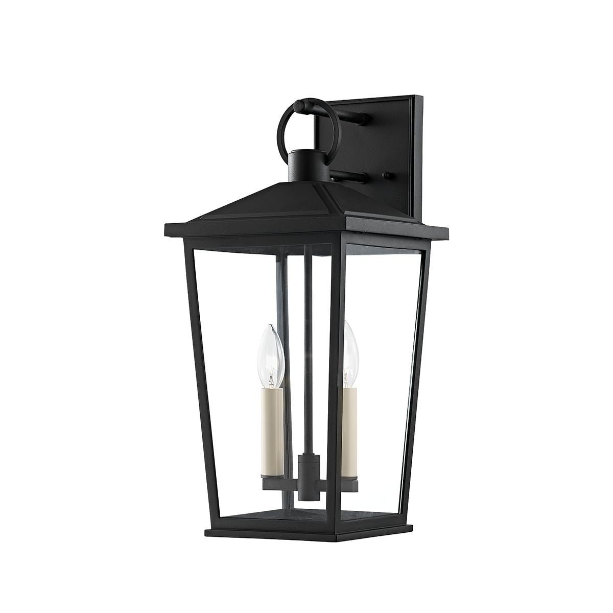 SOREN 20 in. 2 Lights Outdoor Wall LanternTextured Black Finish