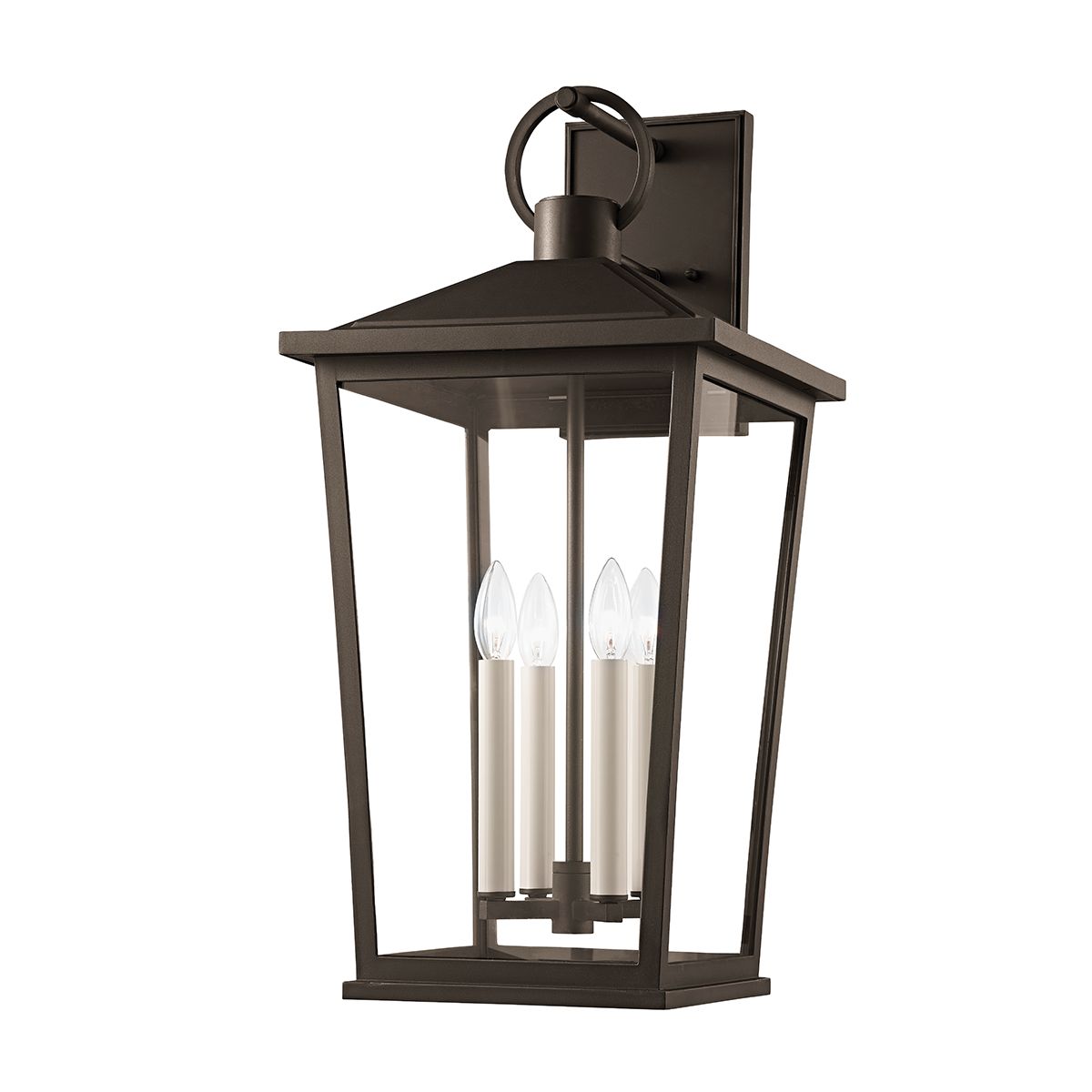 SOREN 27 in. 4 Lights Outdoor Wall Lantern Textured Bronze Finish - Bees Lighting