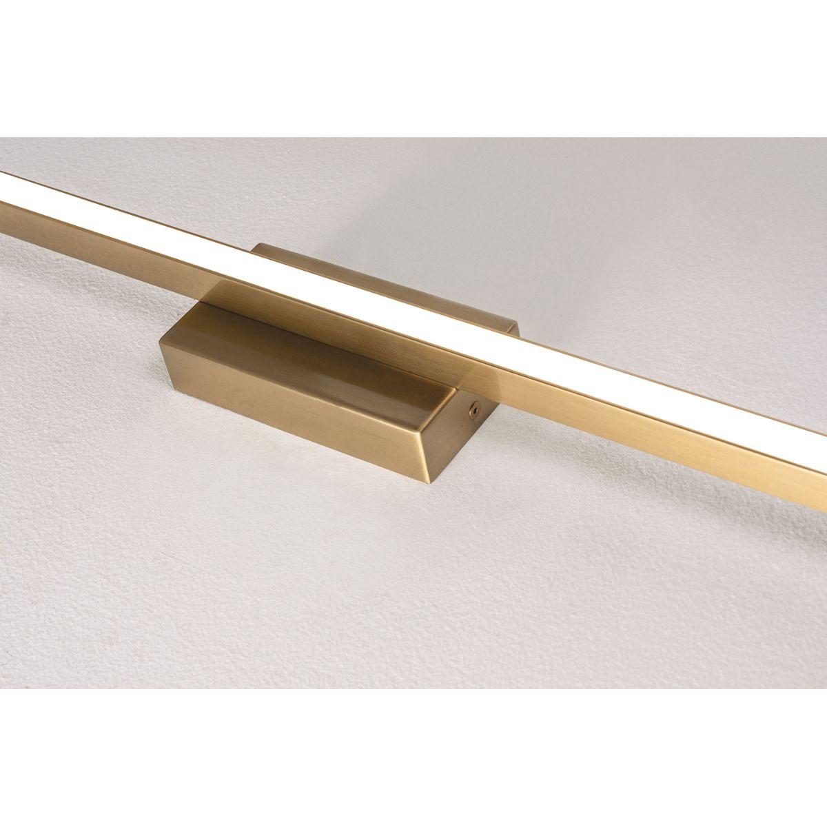 Barlow 36 in. LED Bath Bar Satin Brass finish - Bees Lighting