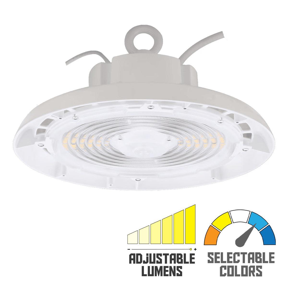 Eiko BAYE3 Round High Bay, Power and Field CCeT Selectable, 0-10V Dimming - Bees Lighting