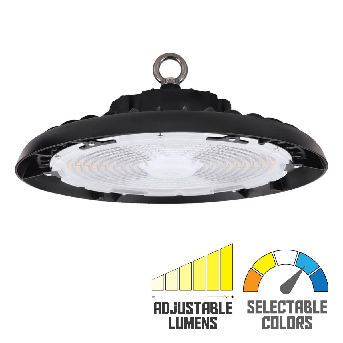 Eiko BAYE3 Round High Bay, Power and Field CCeT Selectable, 0-10V Dimming - Bees Lighting