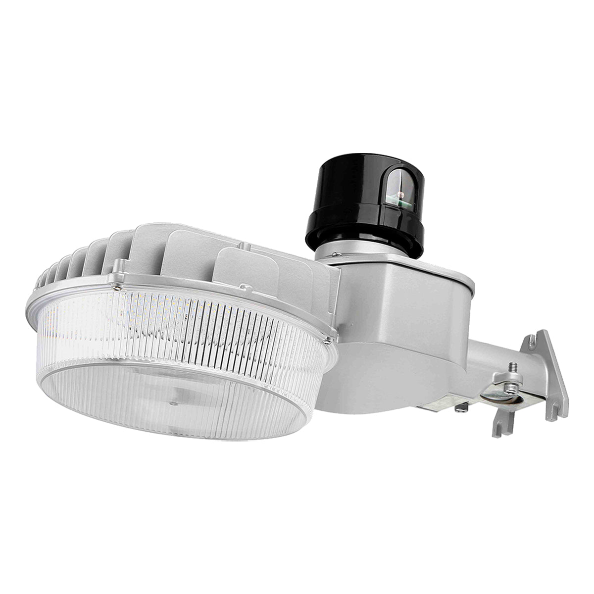 LED Street Light With Photocell, 32-80W, 12000Lm, 30K/40K/50K, Pole Mount, 120-277V, Silver