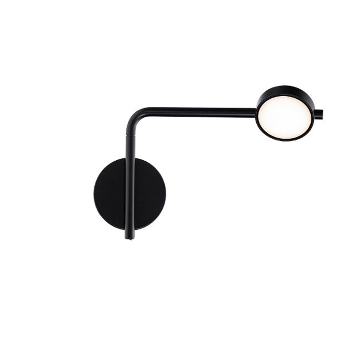 Elbo 14 in. LED Swing Arm Sconce 3000K Black finish - Bees Lighting