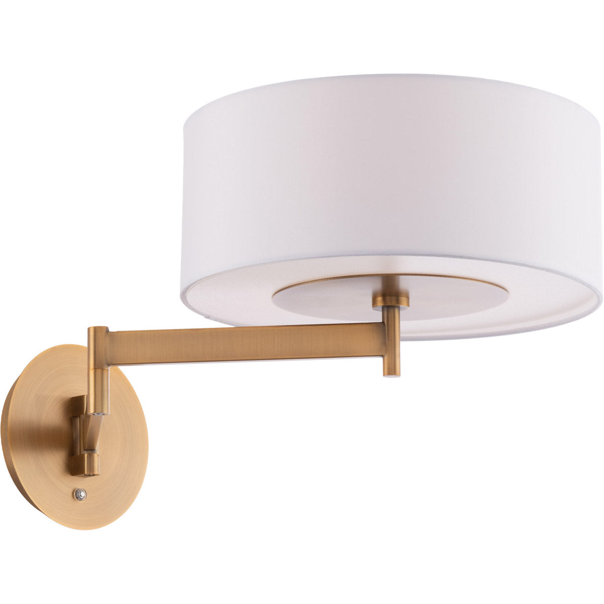 Chelsea 23 in. LED Swing Arm Wall Sconce 3000K Brass Finish