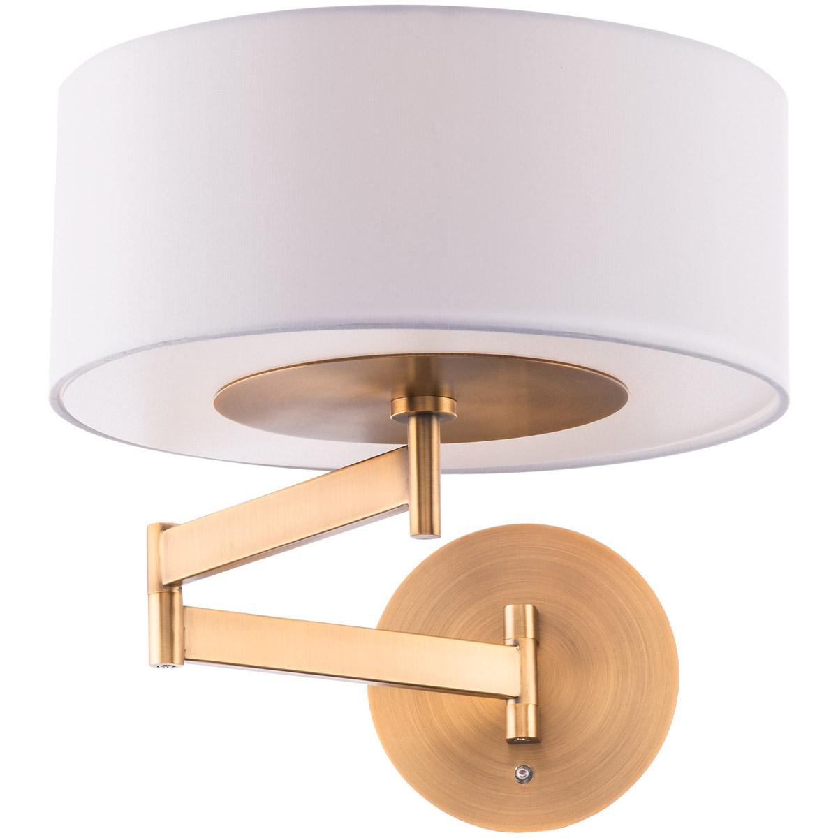 Chelsea 23 in. LED Swing Arm Wall Sconce 3000K Brass Finish