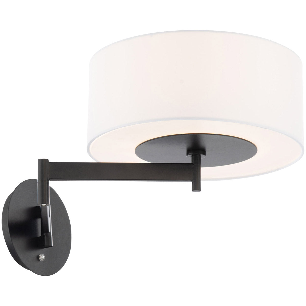 Chelsea 23 in. LED Swing Arm Wall Sconce 3000K Black Finish