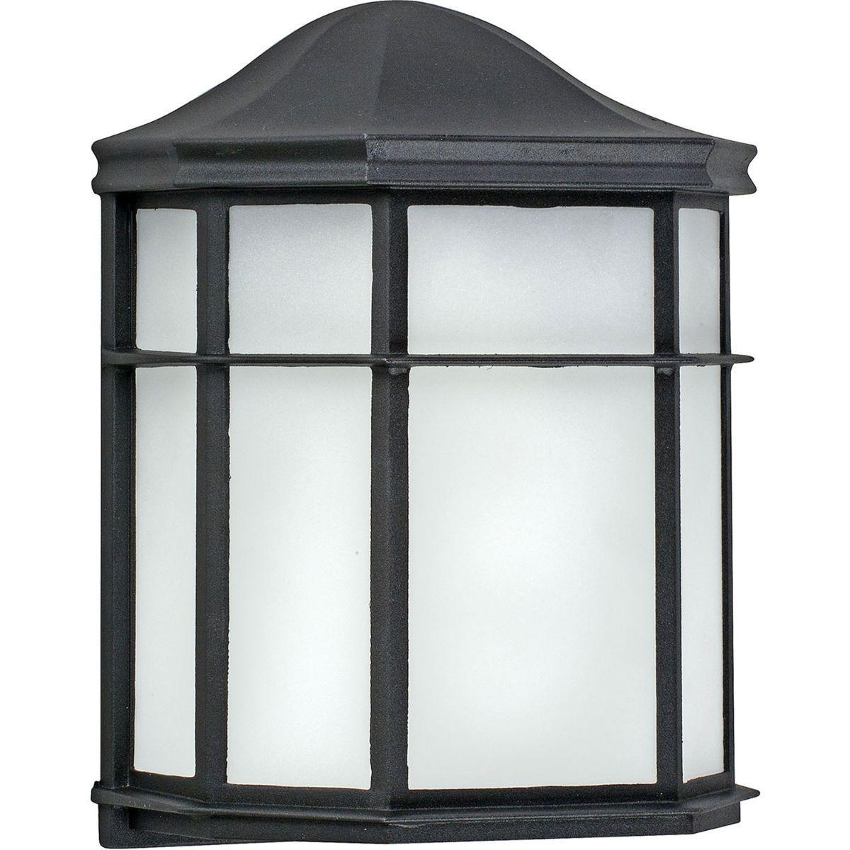 Bristol 10 in. LED Outdoor Wall Light 5000K Black Finish - Bees Lighting