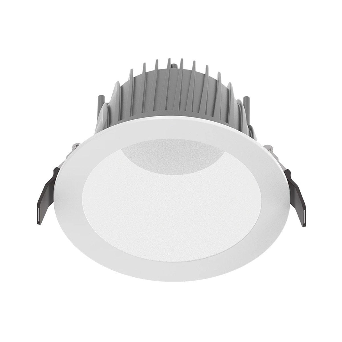 6 Inch Deep Regress LED Commercial Downlight, 12W|18W|24W, 2000 Lumens, Selectable CCT, White Finish