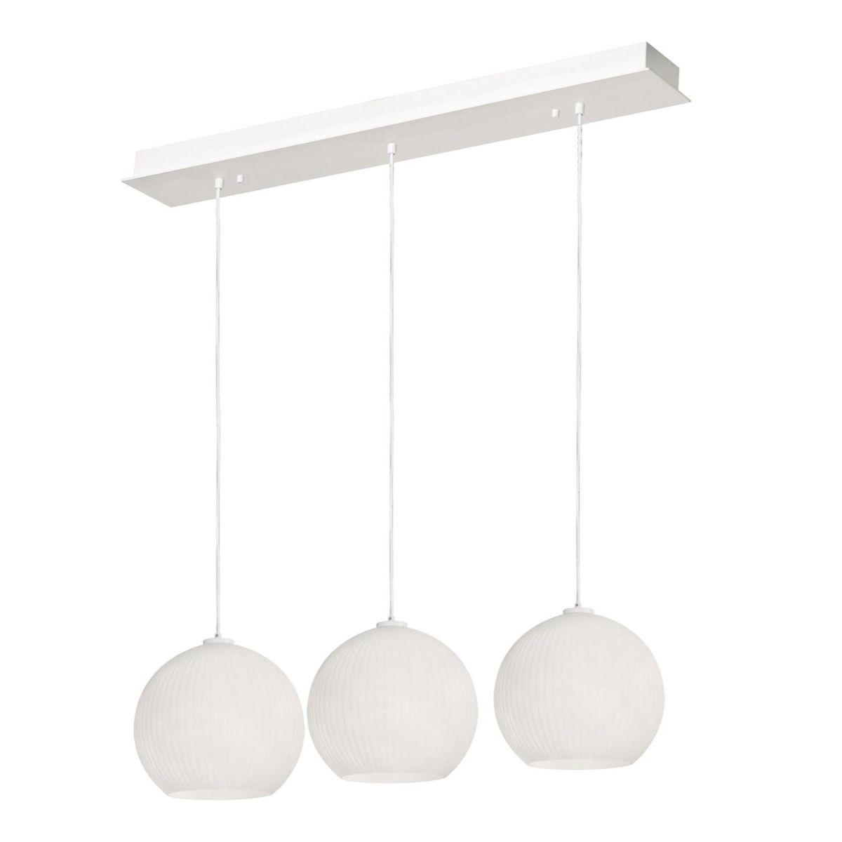 Cleo 48 in. 3 Lights Pendant Light White Finish - Bees Lighting