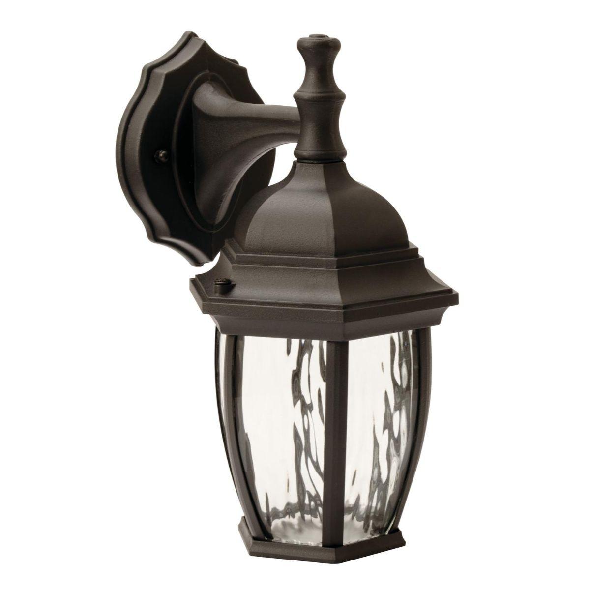 Clark 12 in. LED Outdoor Wall Light Black Finish 3000K - Bees Lighting