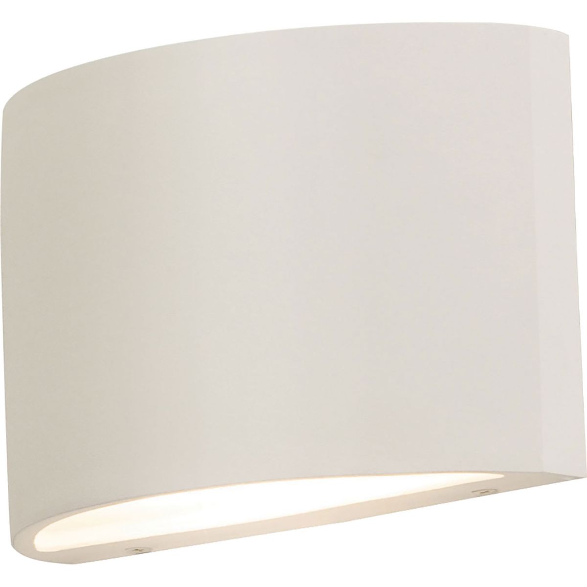 Colton 7 in. LED Outdoor Wall Sconce White Finish 3000K