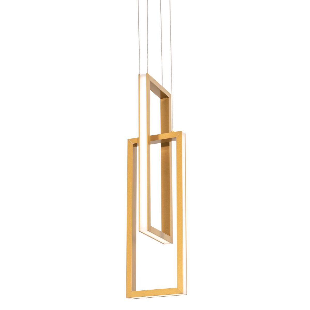 Cole 6 in. LED Pendant Light Gold finish - Bees Lighting