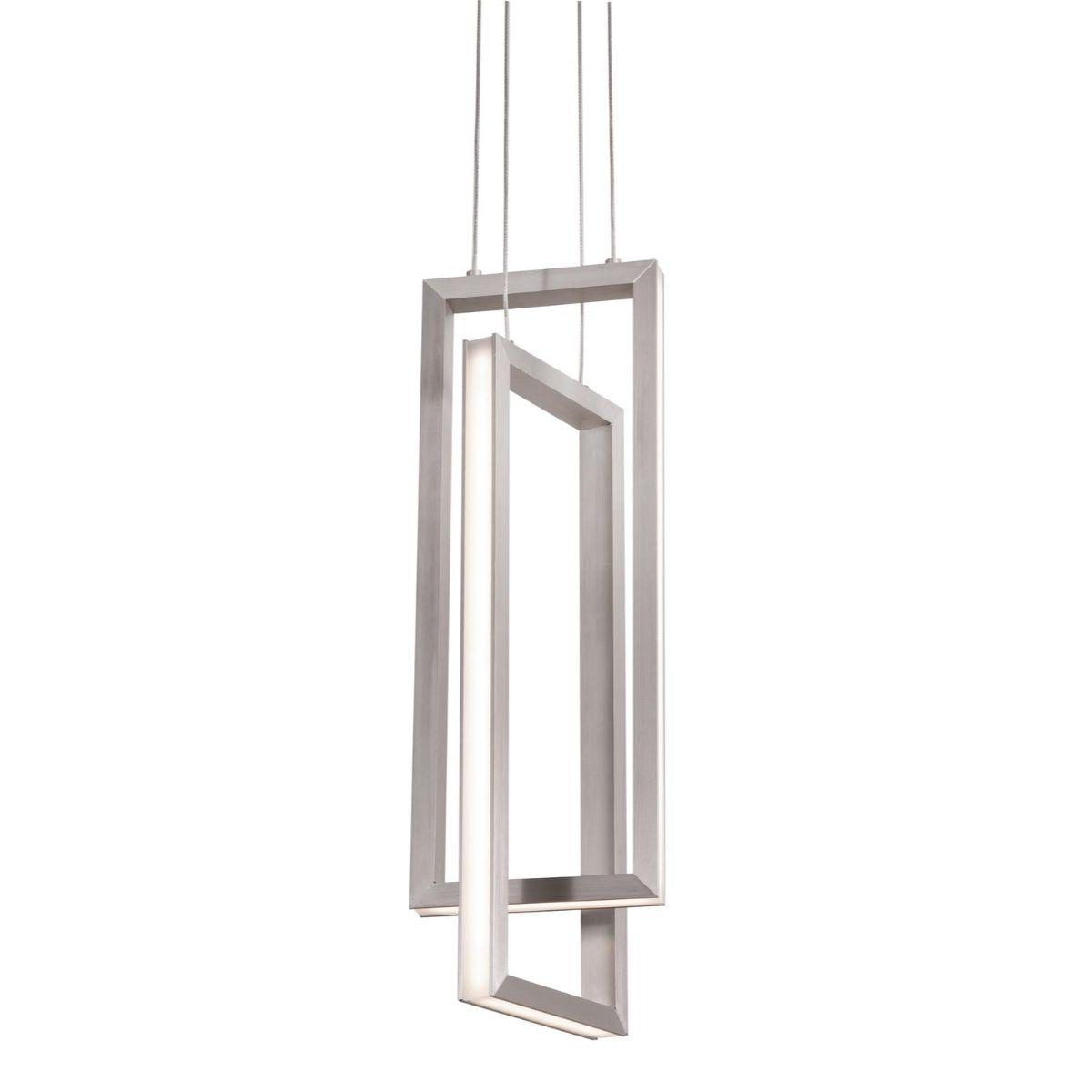 Cole 6 in. LED Pendant Light Satin Nickel finish - Bees Lighting