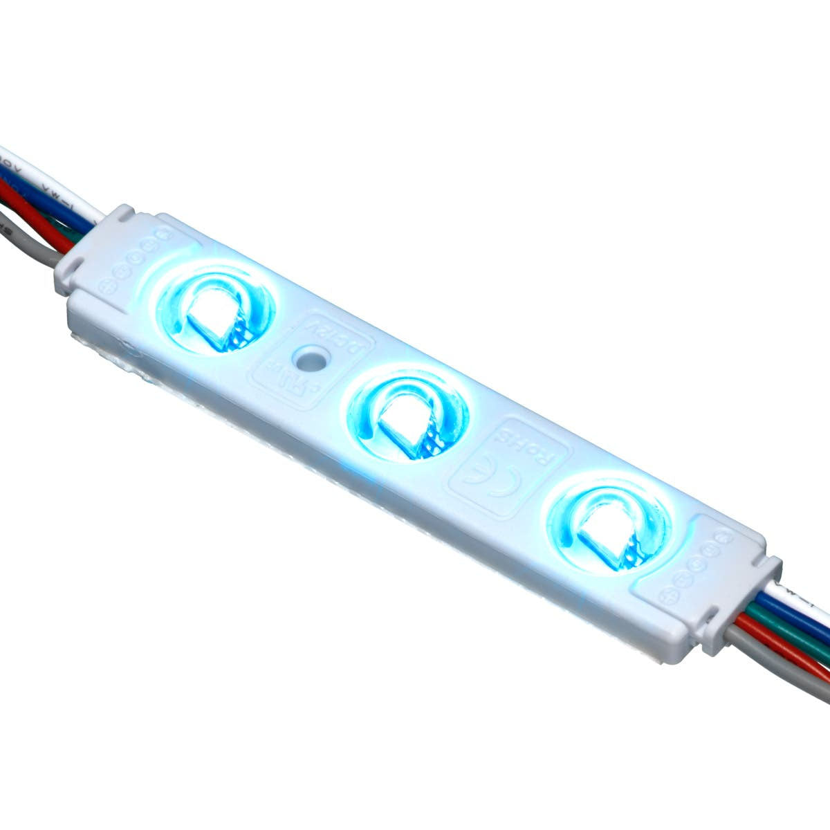 RGBW LED Channel Ray, 3 LEDs, 20 Modules, 12VDC - Bees Lighting