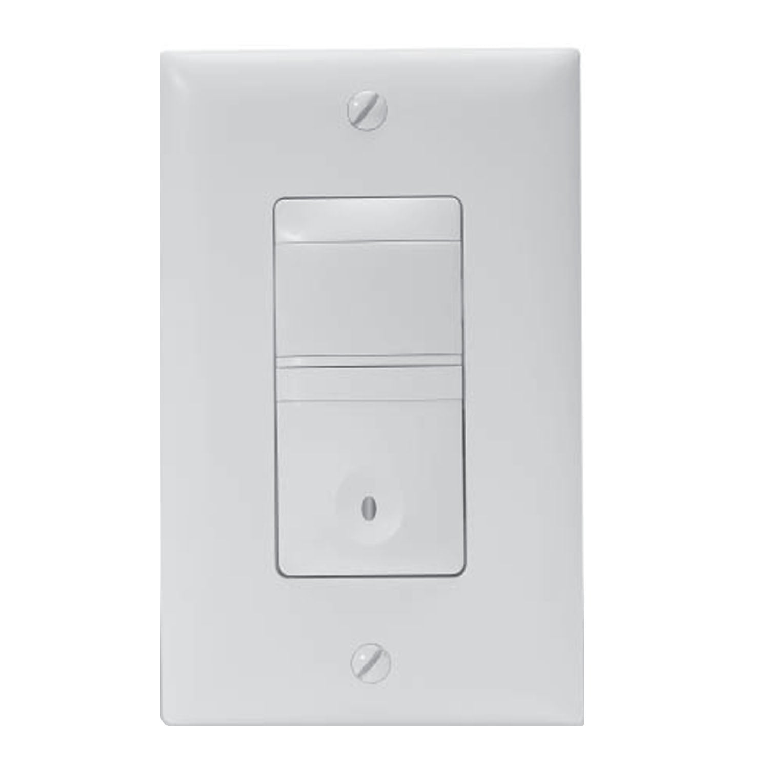 PIR 180º Vacancy Motion Sensor Wall Switch, 600W, 120V, White