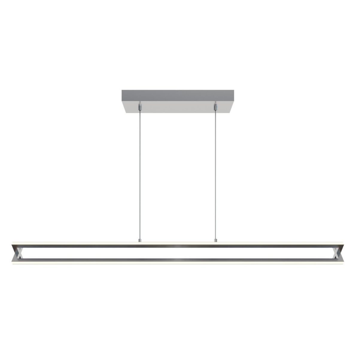 Cass 48 in. LED Pendant Light Satin Nickel finish