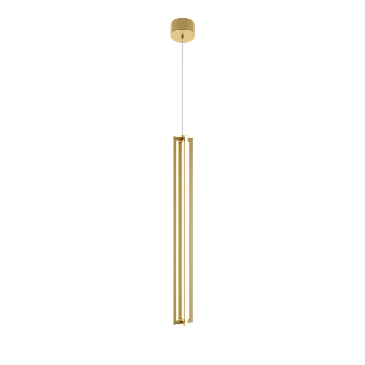 Cass 4 in. LED Pendant Light Gold finish