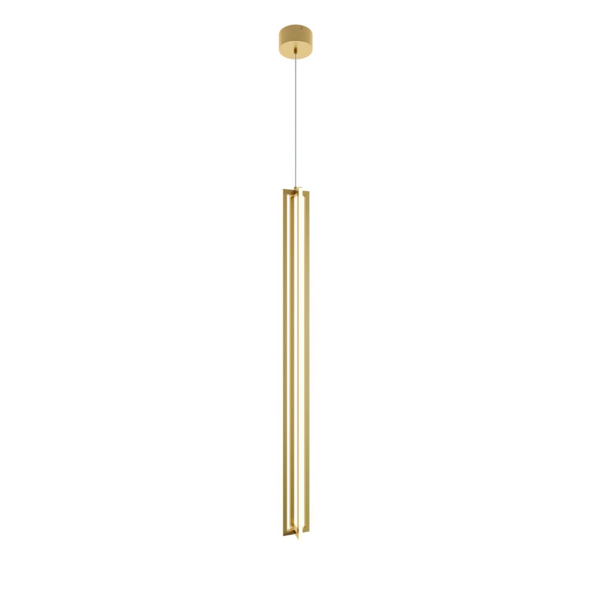 Cass 4 in. LED Pendant Light Gold finish - Bees Lighting