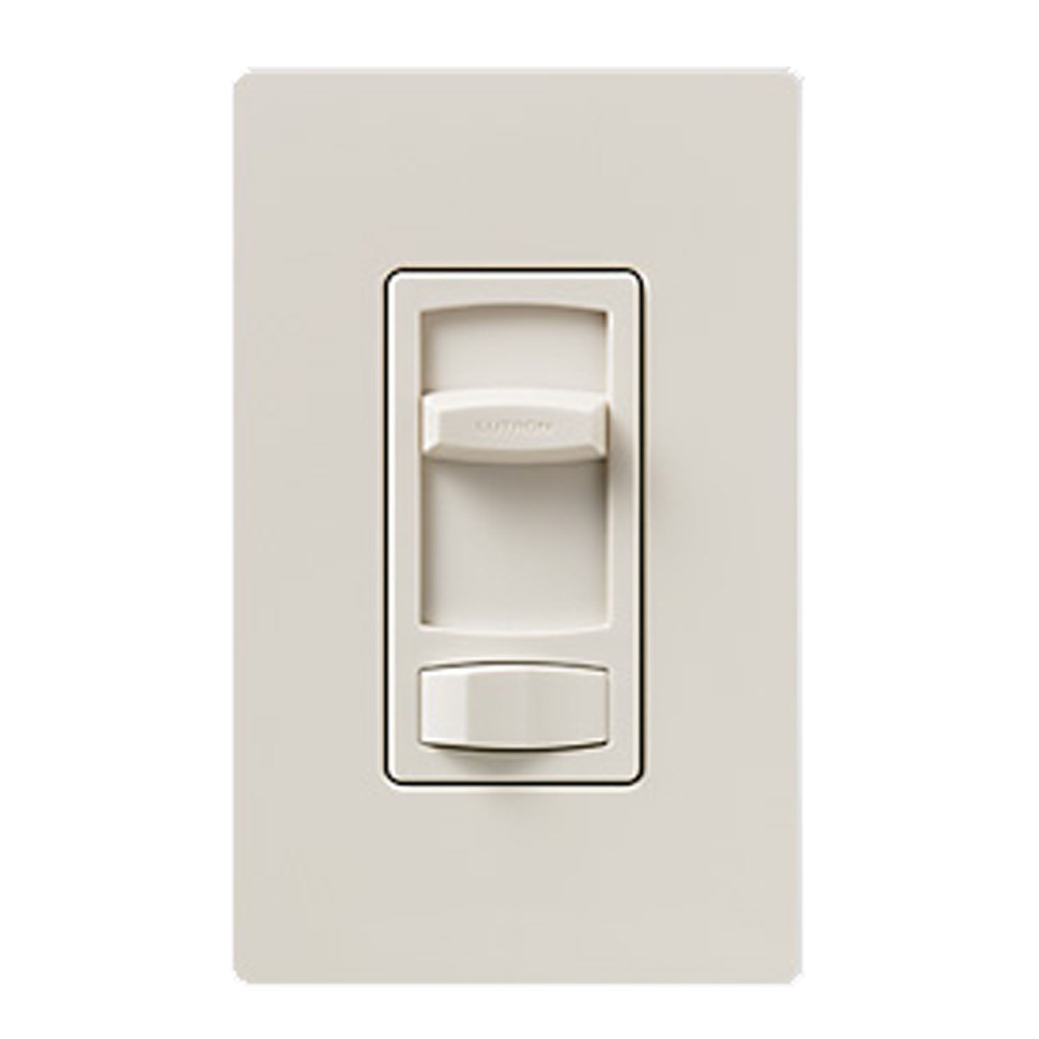 Skylark Contour Slide Dimmer Switch ELV+, 300 Watts, Single Pole or 3-Way, Light Almond