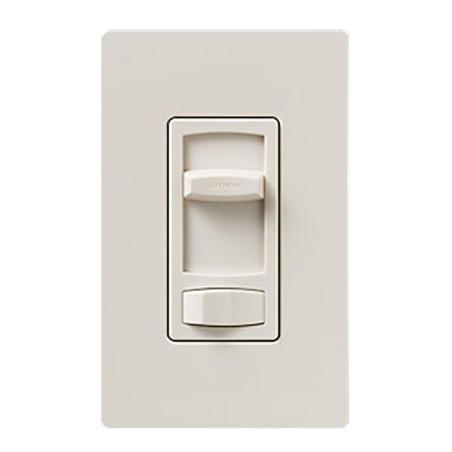 Skylark Contour Reverse-Phase ELV Dimmer, 3-Way, 250W LED/500W ELV, Neutral Required, Light Almond - Bees Lighting