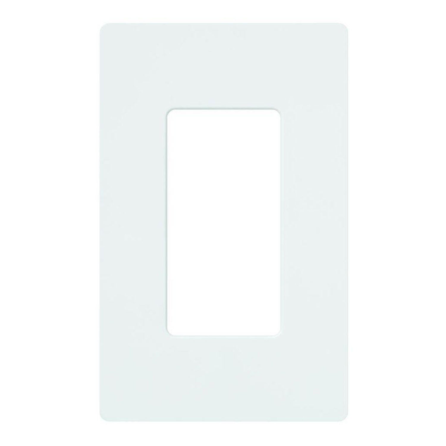 Claro 1-Gang Decorator Rocker Wall Plate White - Bees Lighting