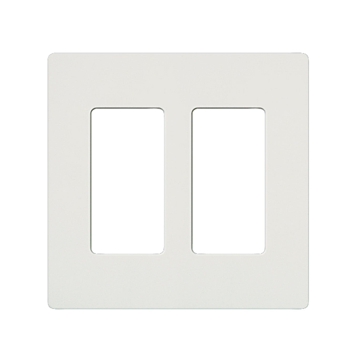 Lutron Claro 2-Gang Decorator/Rocker Wall Plate