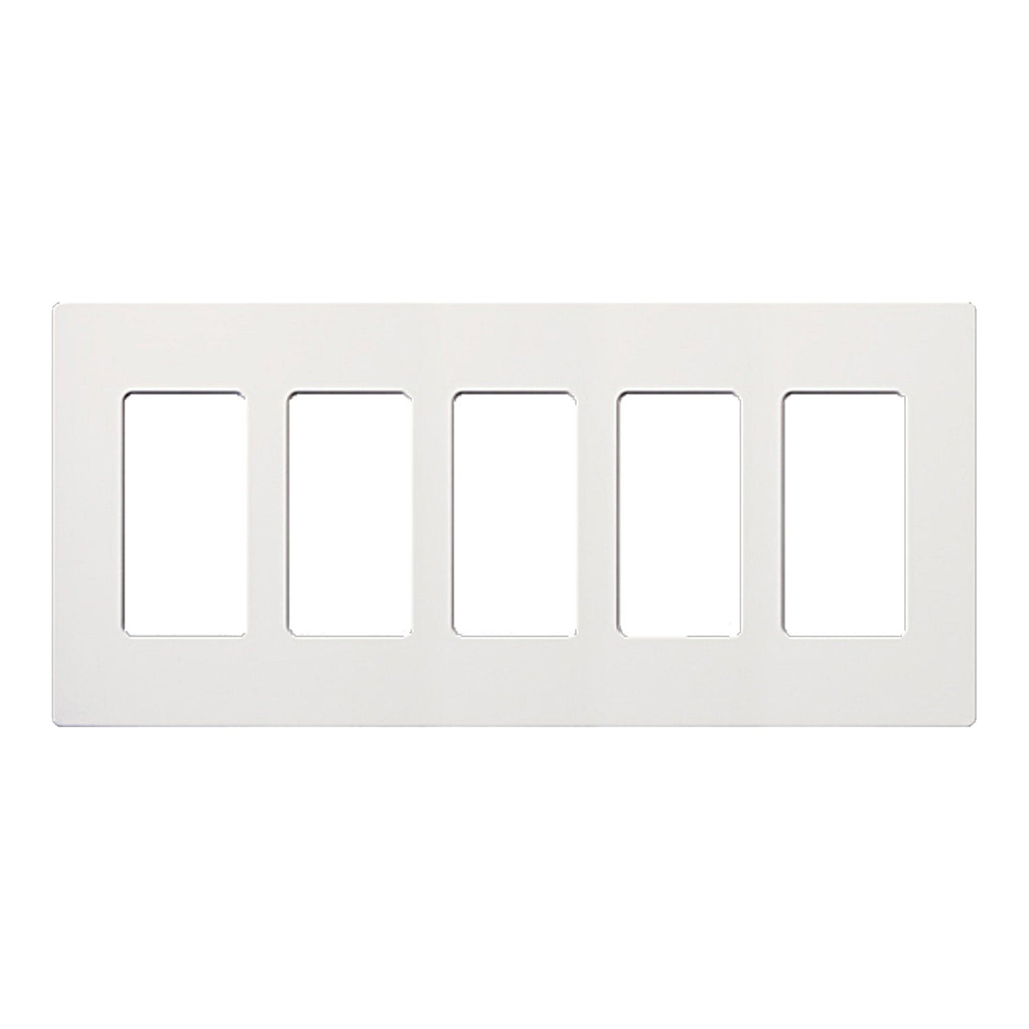 Lutron Claro 5-Gang Decorator/Rocker Wall Plate