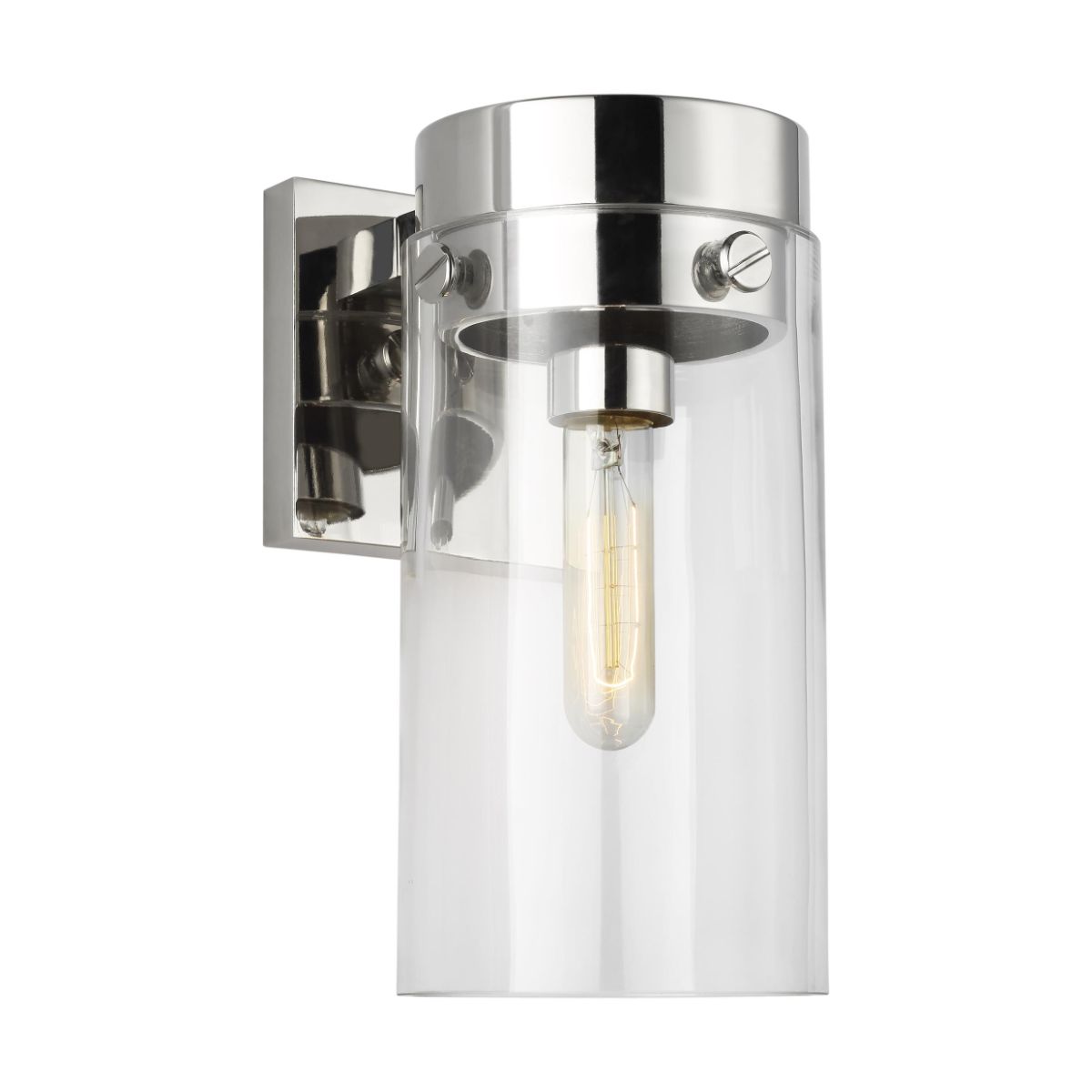 Garrett 10 in. Armed Sconce Nickel finish