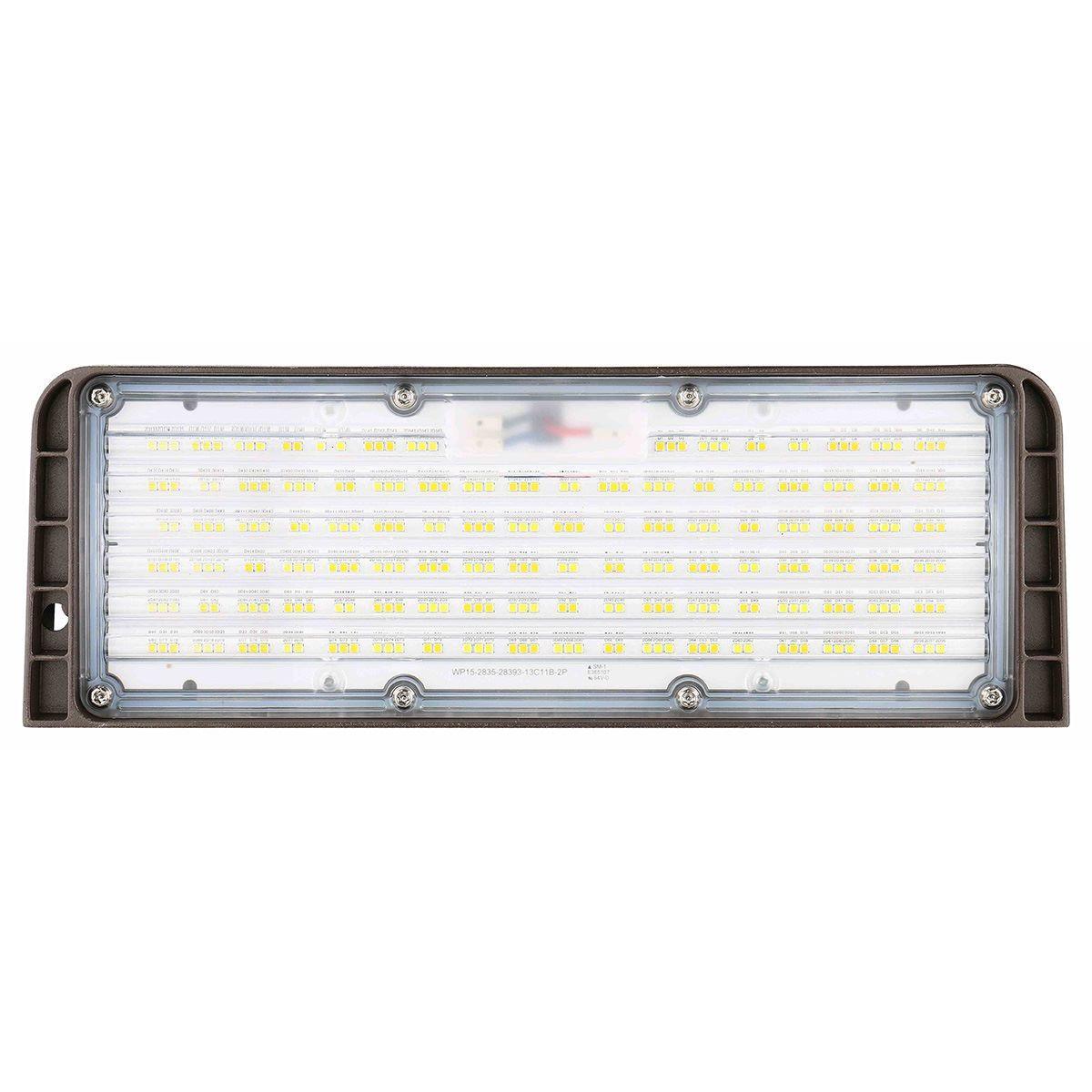 LED Cutoff Wall Pack, 100 Watts Adjustable, 15000 Lumens, 30K/40K/50K, 120-277V - Bees Lighting