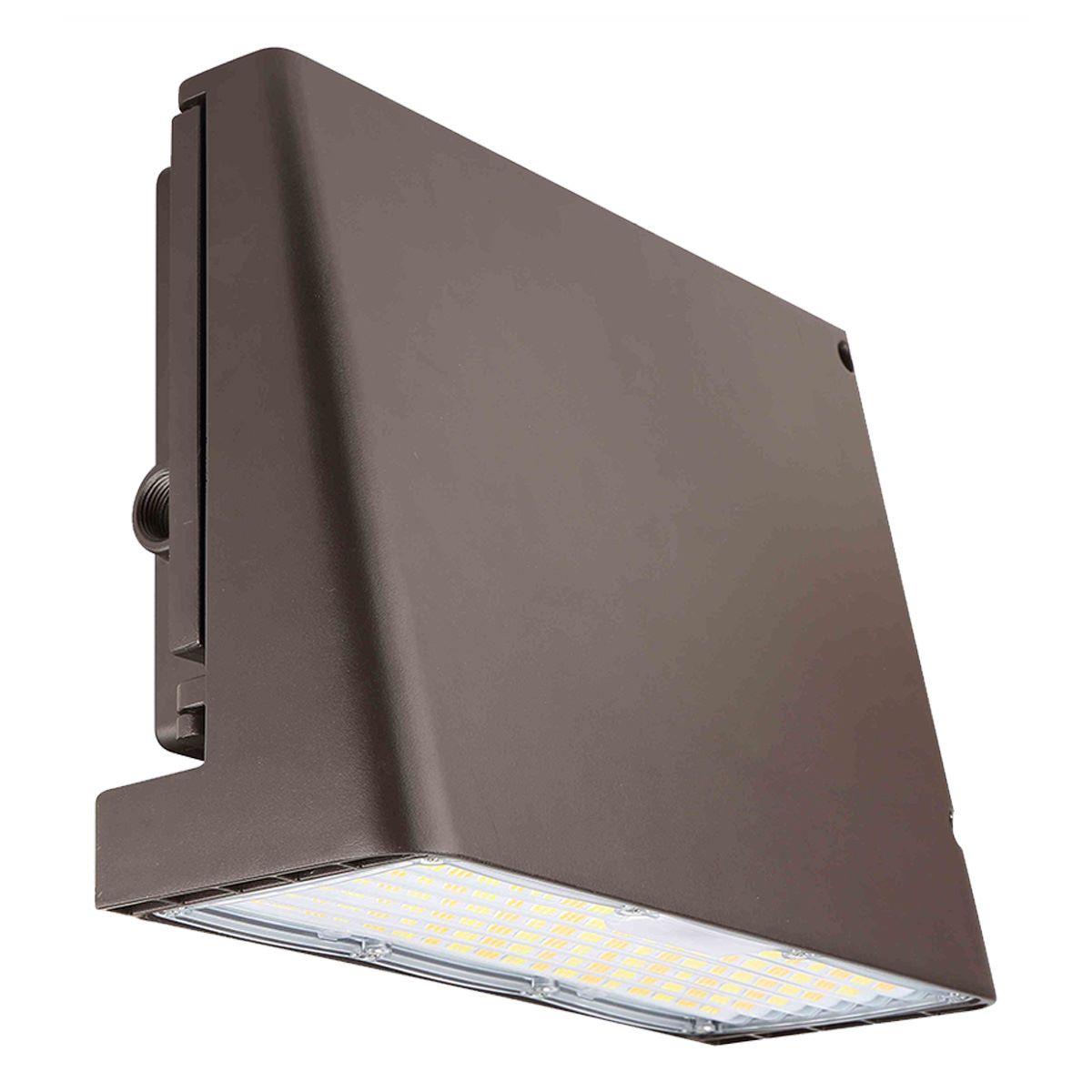 LED Cutoff Wall Pack, 100 Watts Adjustable, 15000 Lumens, 30K/40K/50K, 120-277V - Bees Lighting