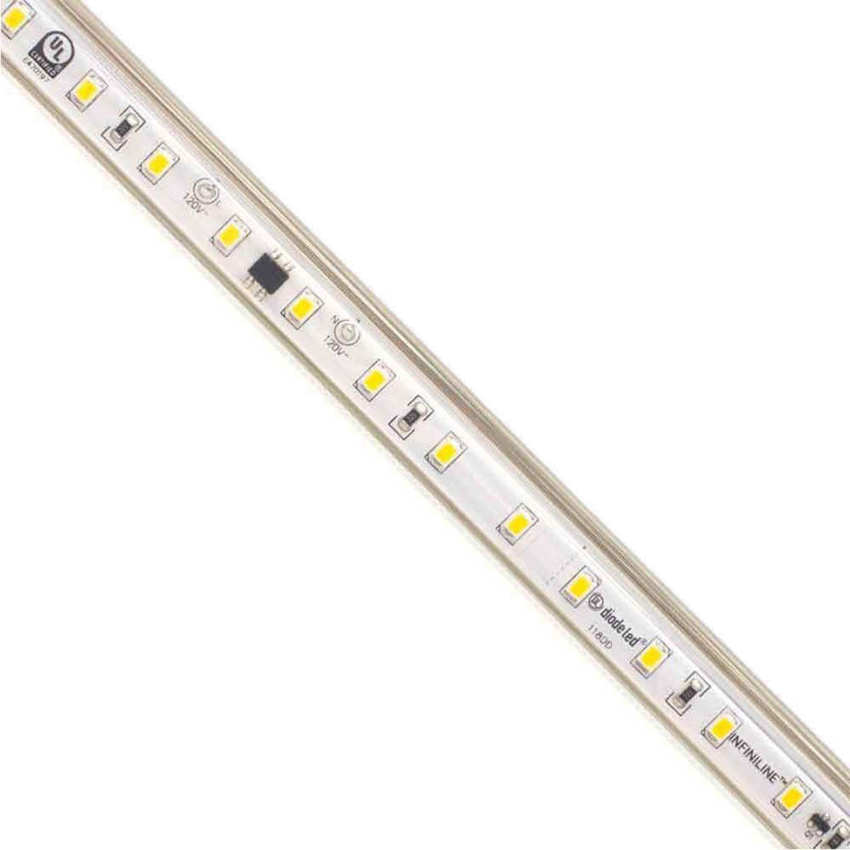 Infiniline Basics 120V LED Strip Light, 164ft Reel, 3500K, 308 Lumens per Ft, IP65 Wet locations