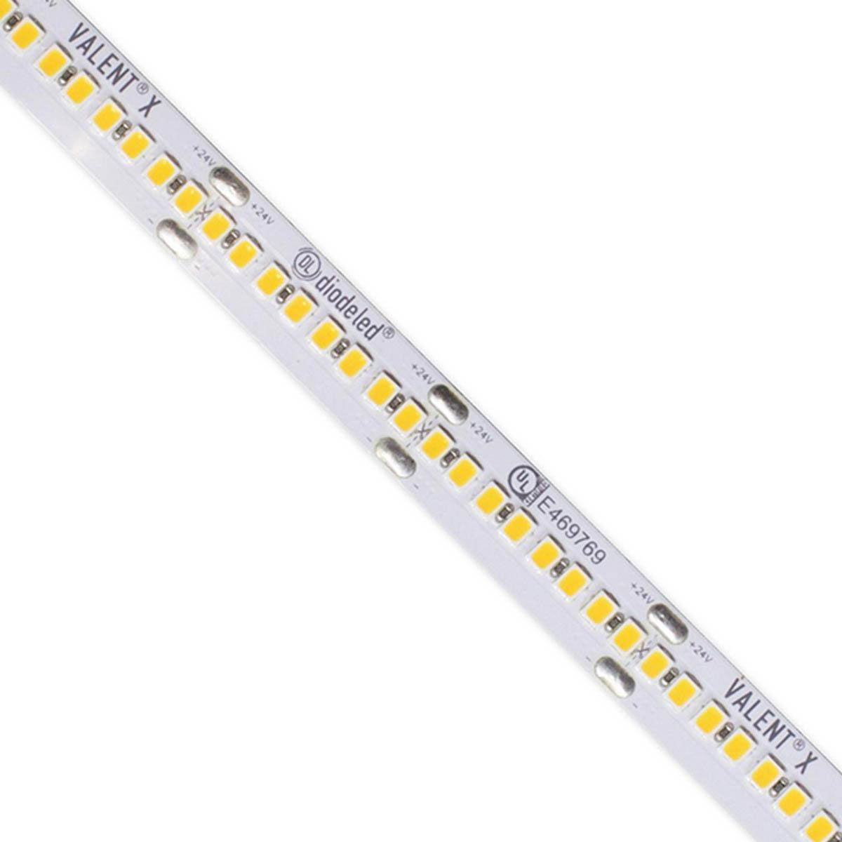 Valent X High Density LED Strip Light, 16ft Reel, 2400K, 469 Lumens per Ft, 24V