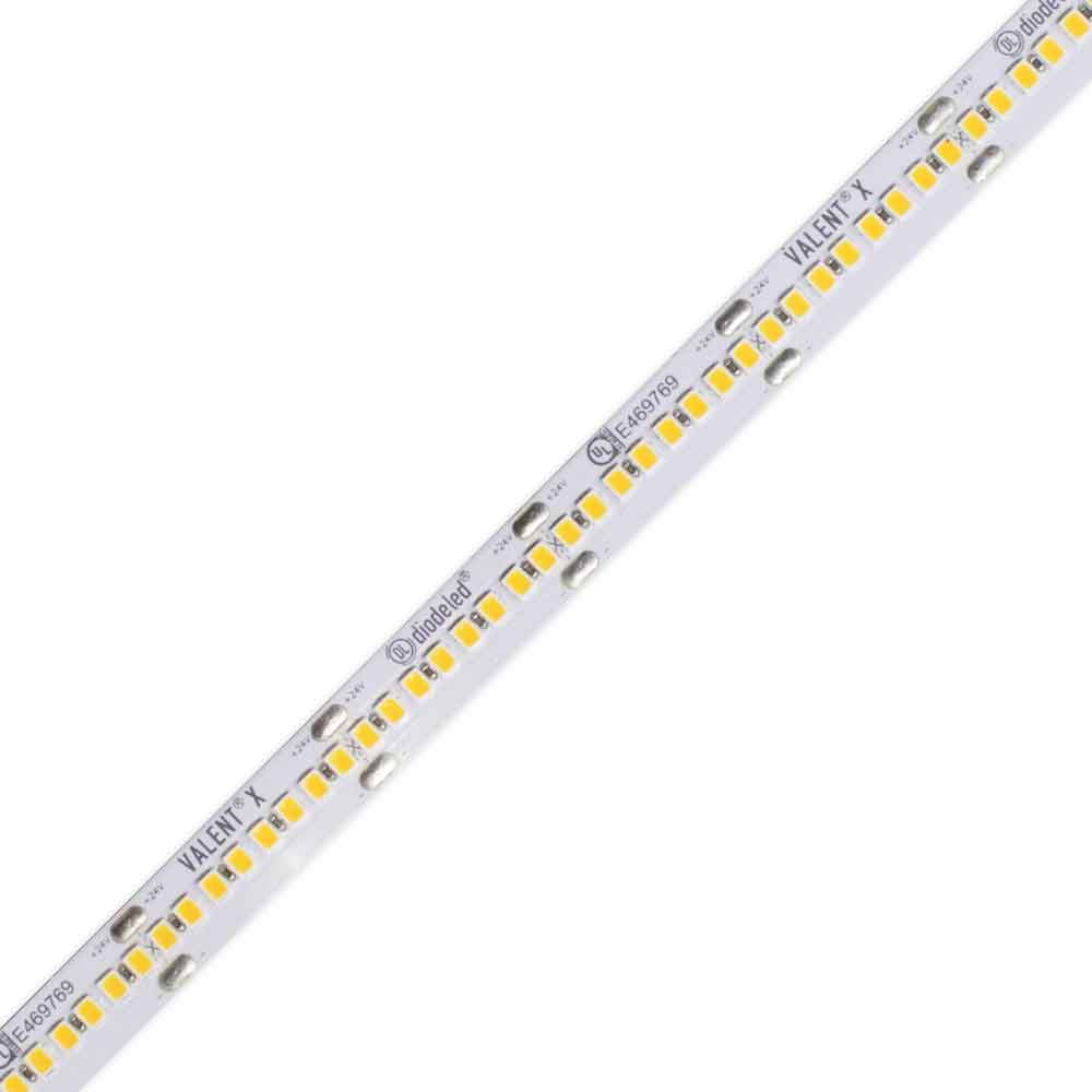 Valent X High Density LED Strip Light, 16ft Reel, 2400K, 469 Lumens per Ft, 24V