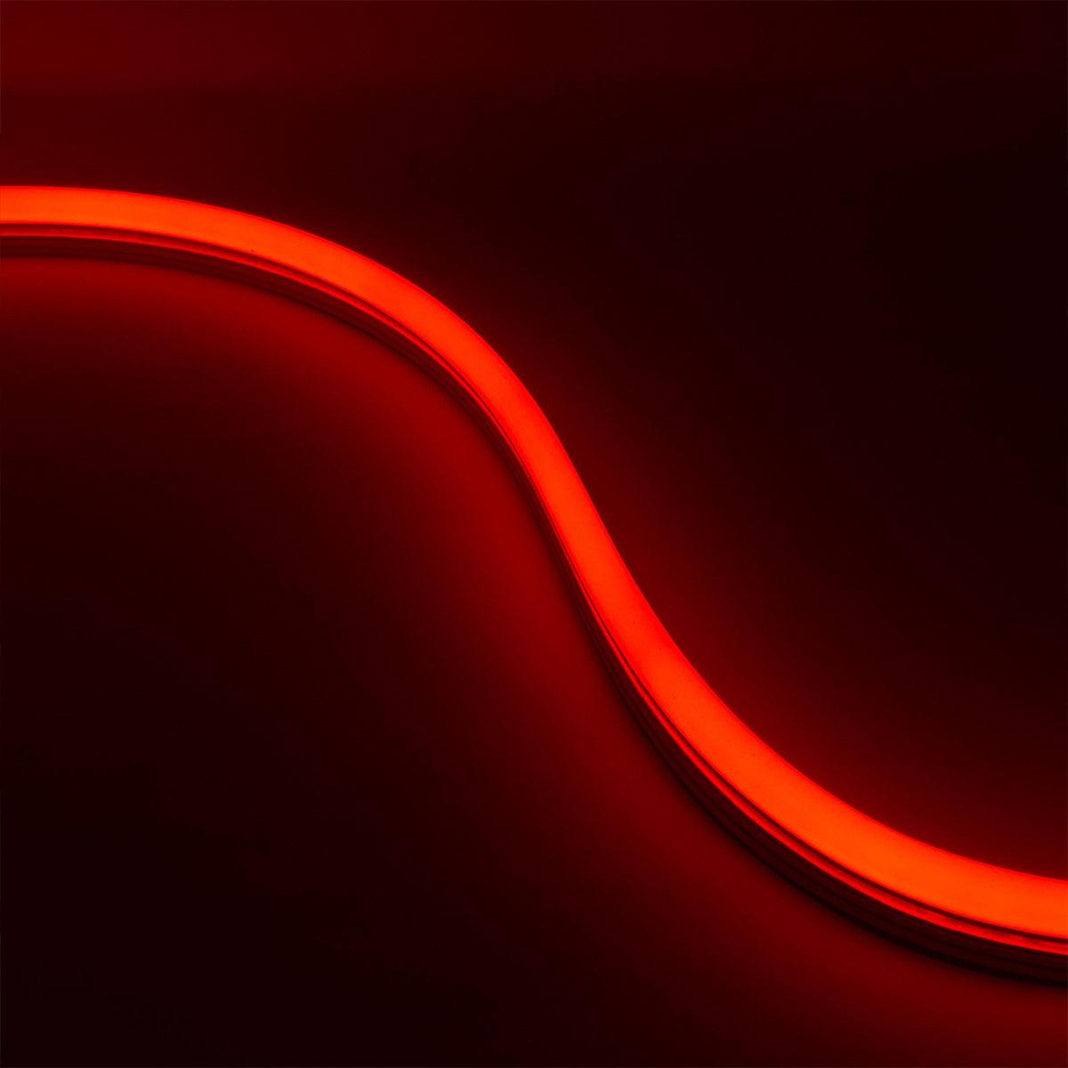 BLAZE Red Neon LED Strip Light, 32 feet Reel, 24V, Side Bending - Bees Lighting