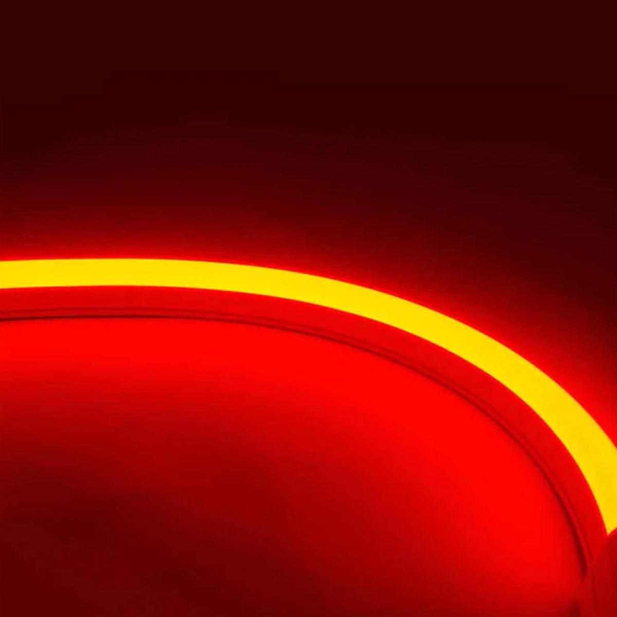 BLAZE Red Neon LED Strip Light, 32 feet Reel, 24V, Side Bending - Bees Lighting