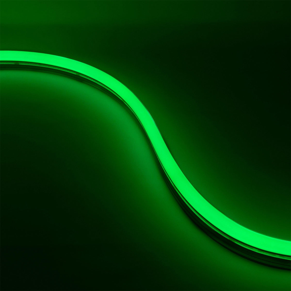 16ft Neon Blaze Flexible LED Lighting, Green, 24V, Top Bending