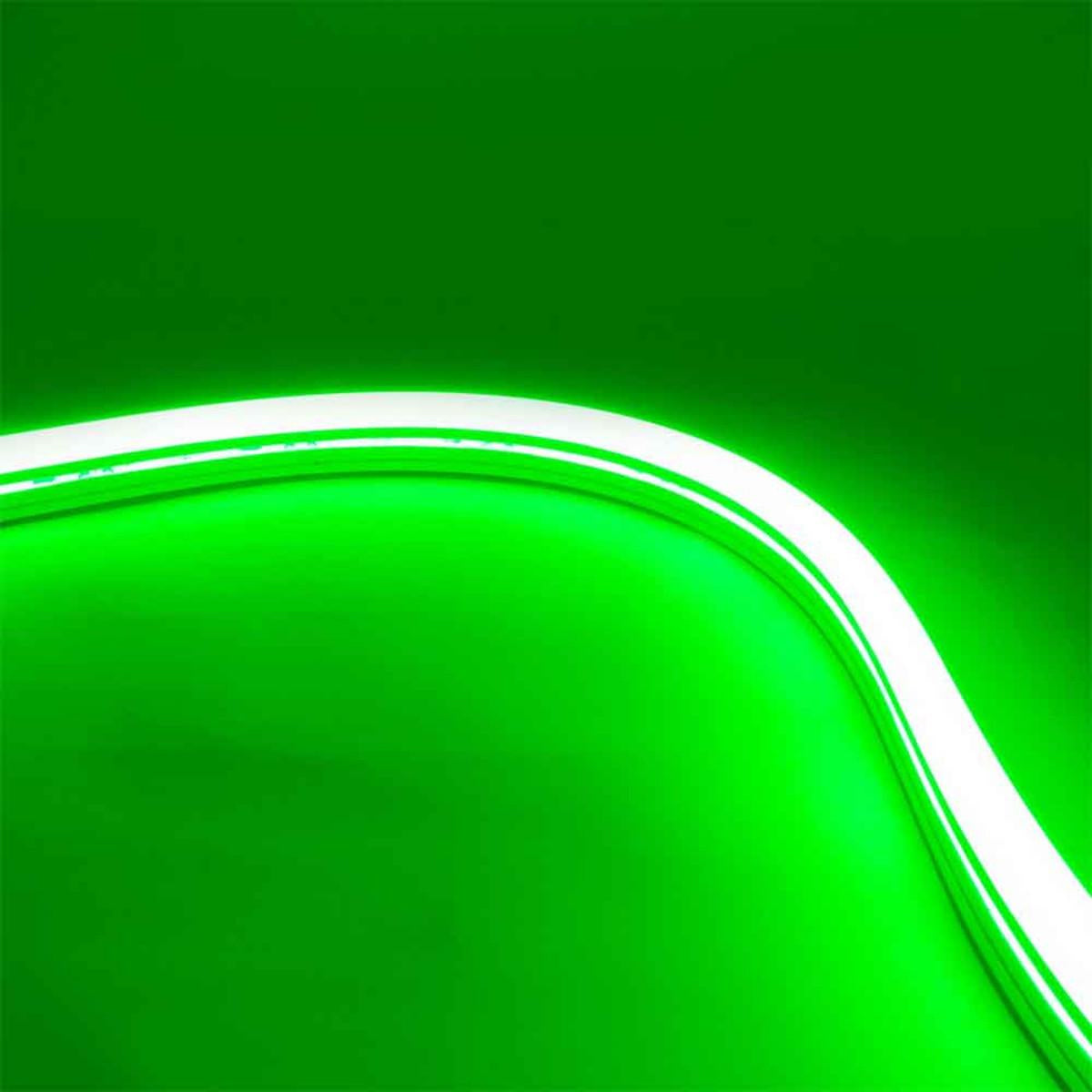 BLAZE Green Neon LED Strip Light, 32 feet Reel, 24V, Top Bending