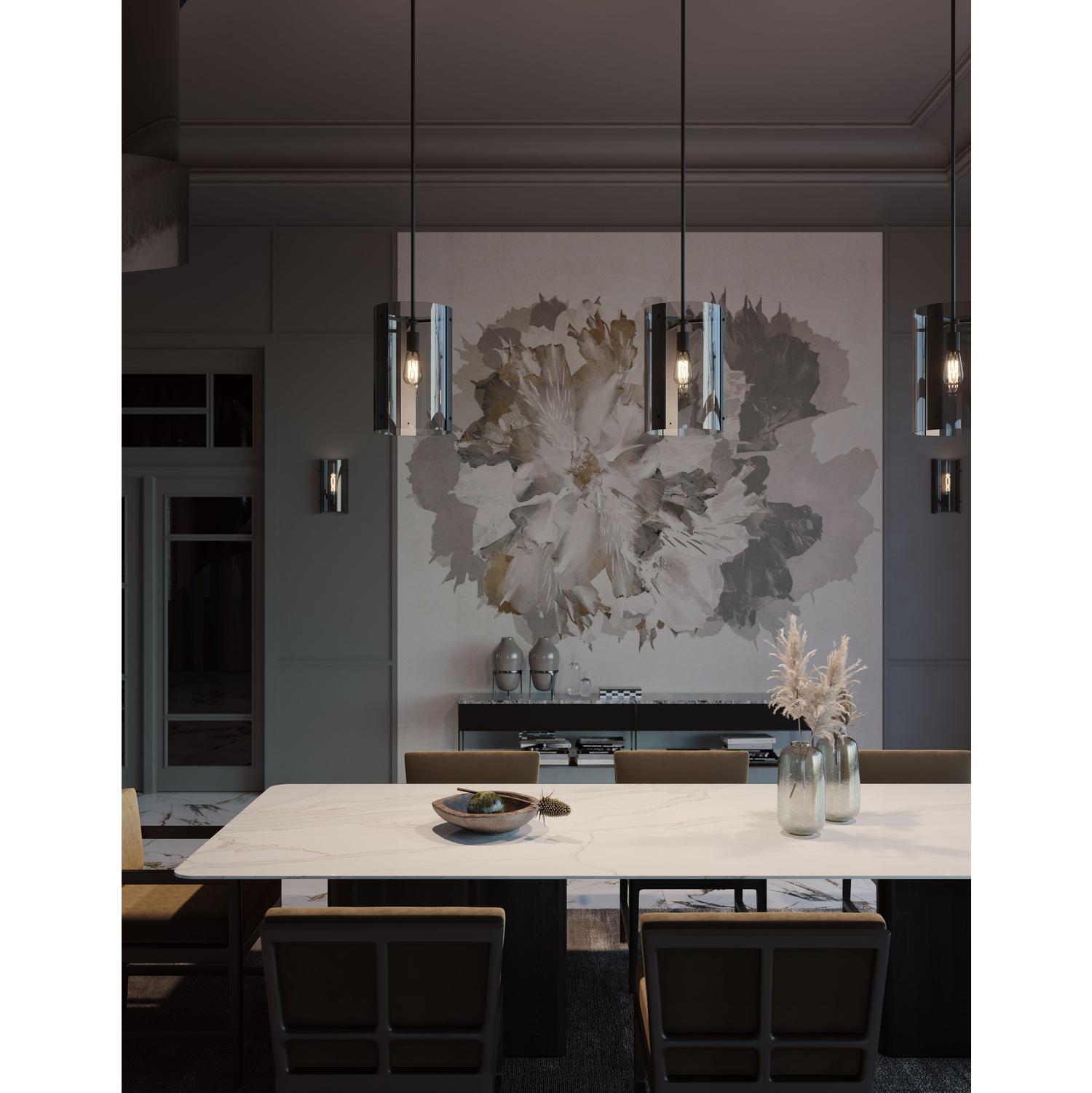 Dana 10'' Pendant Light, Black Finish