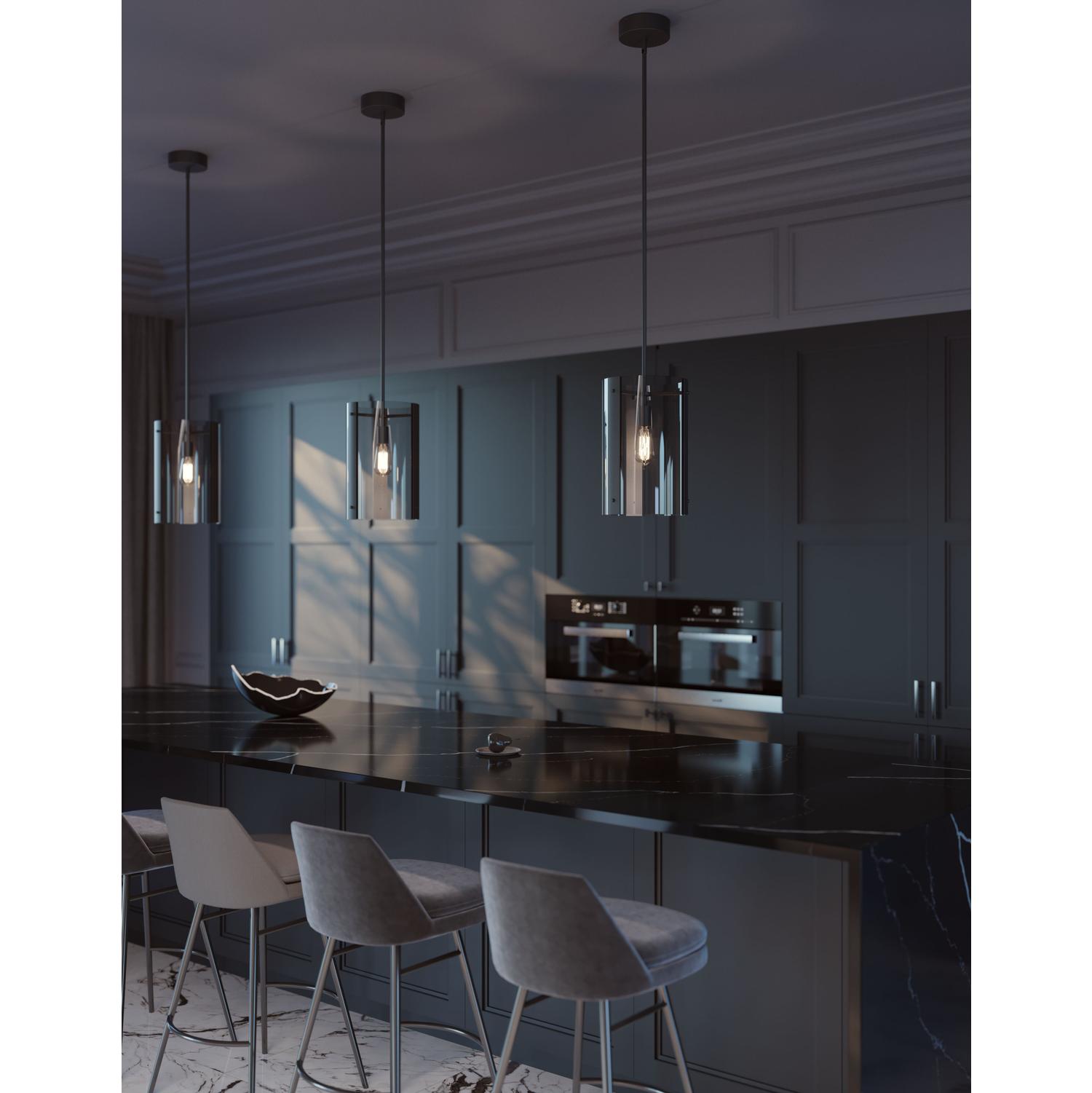 Dana 10'' Pendant Light, Black Finish