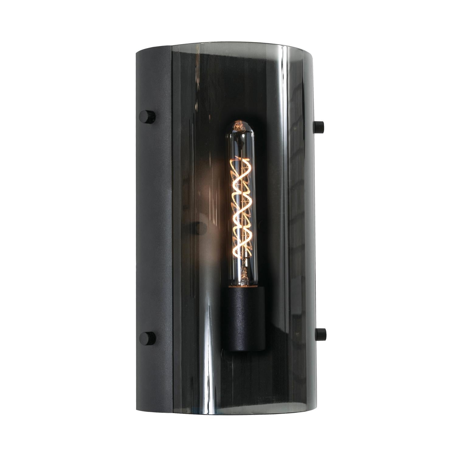 Dana 14'' Flush Mount Sconce, Black Finish