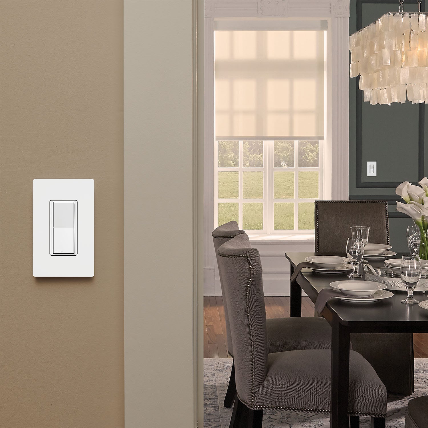 Lutron Caseta Claro Smart Accessory Switch, Not for Standalone Use, Black - Bees Lighting