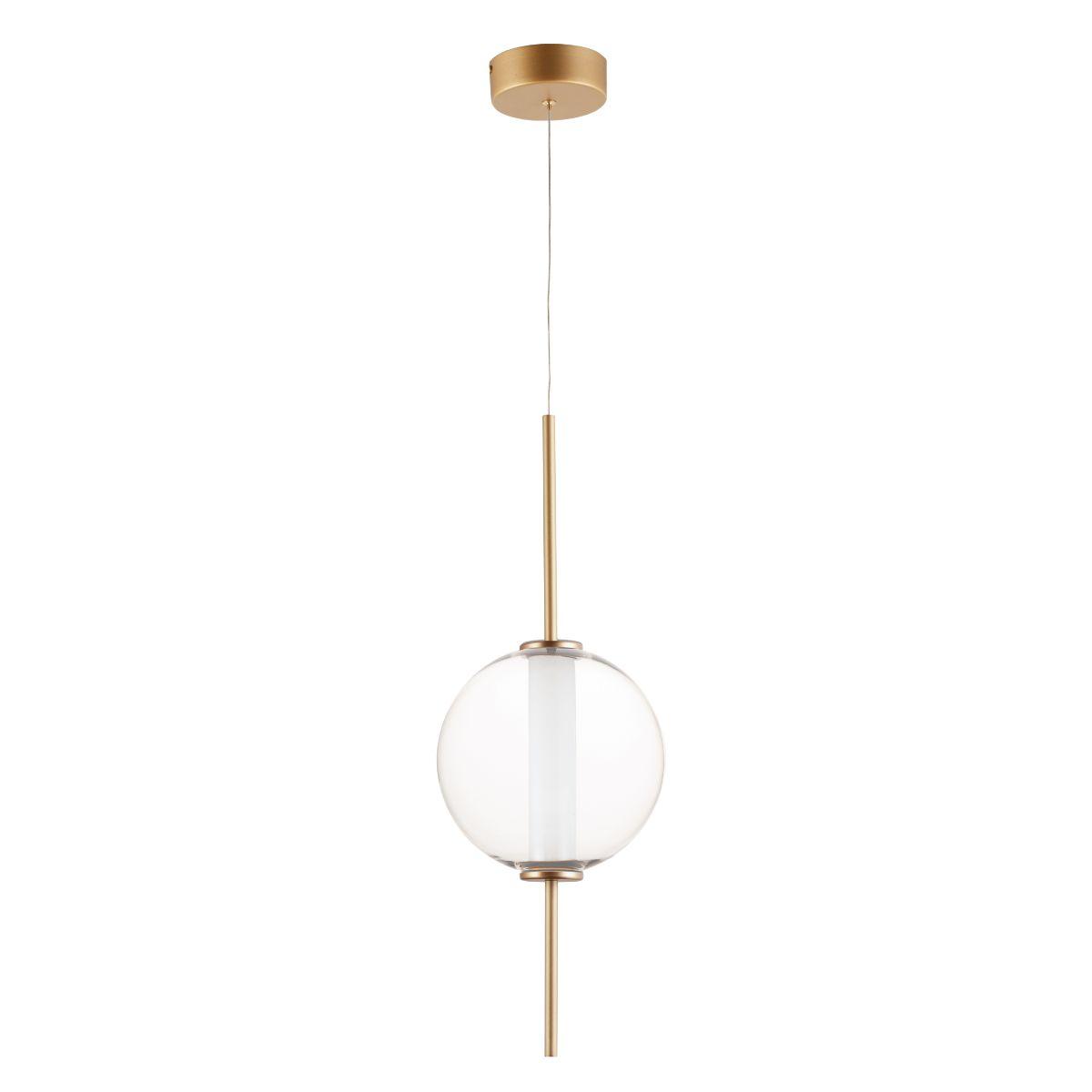 Axle 8 in. LED Pendant Light Gold Finish - Bees Lighting