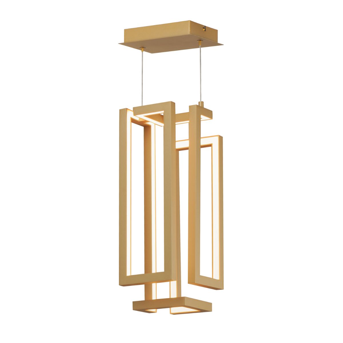 Penrose 7 in. LED Pendant Light Gold Finish - Bees Lighting