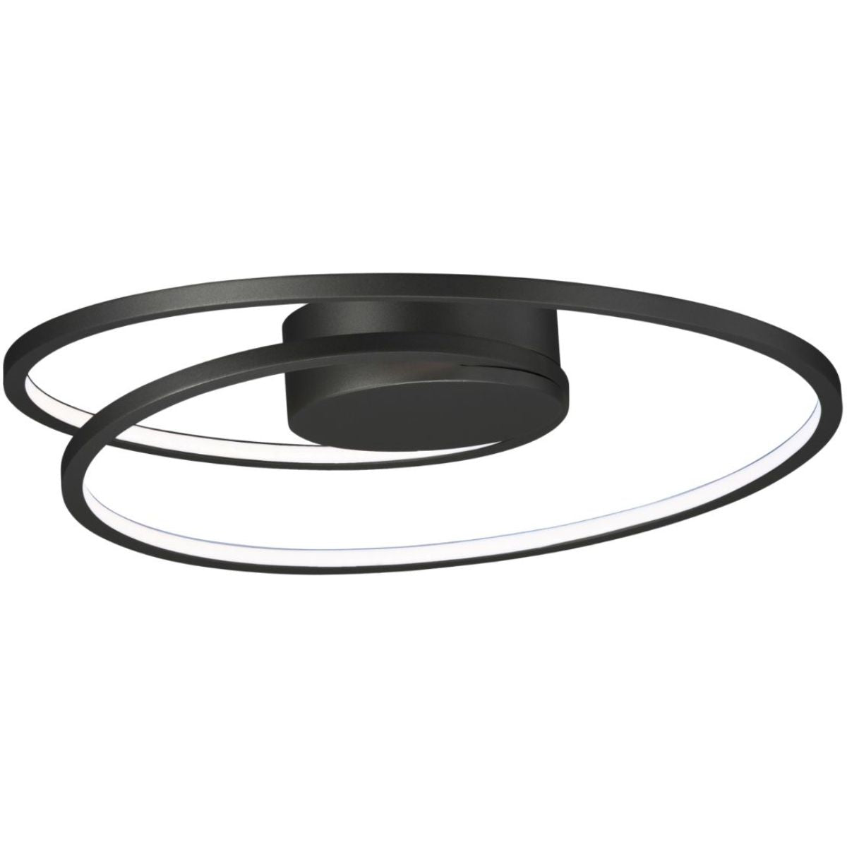 Cycle 18 in. LED Flush Mount Light Black Finish - Bees Lighting