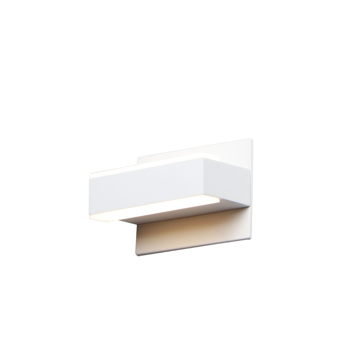 Omni 7 in. 2 Lights LED Wall Light White finish