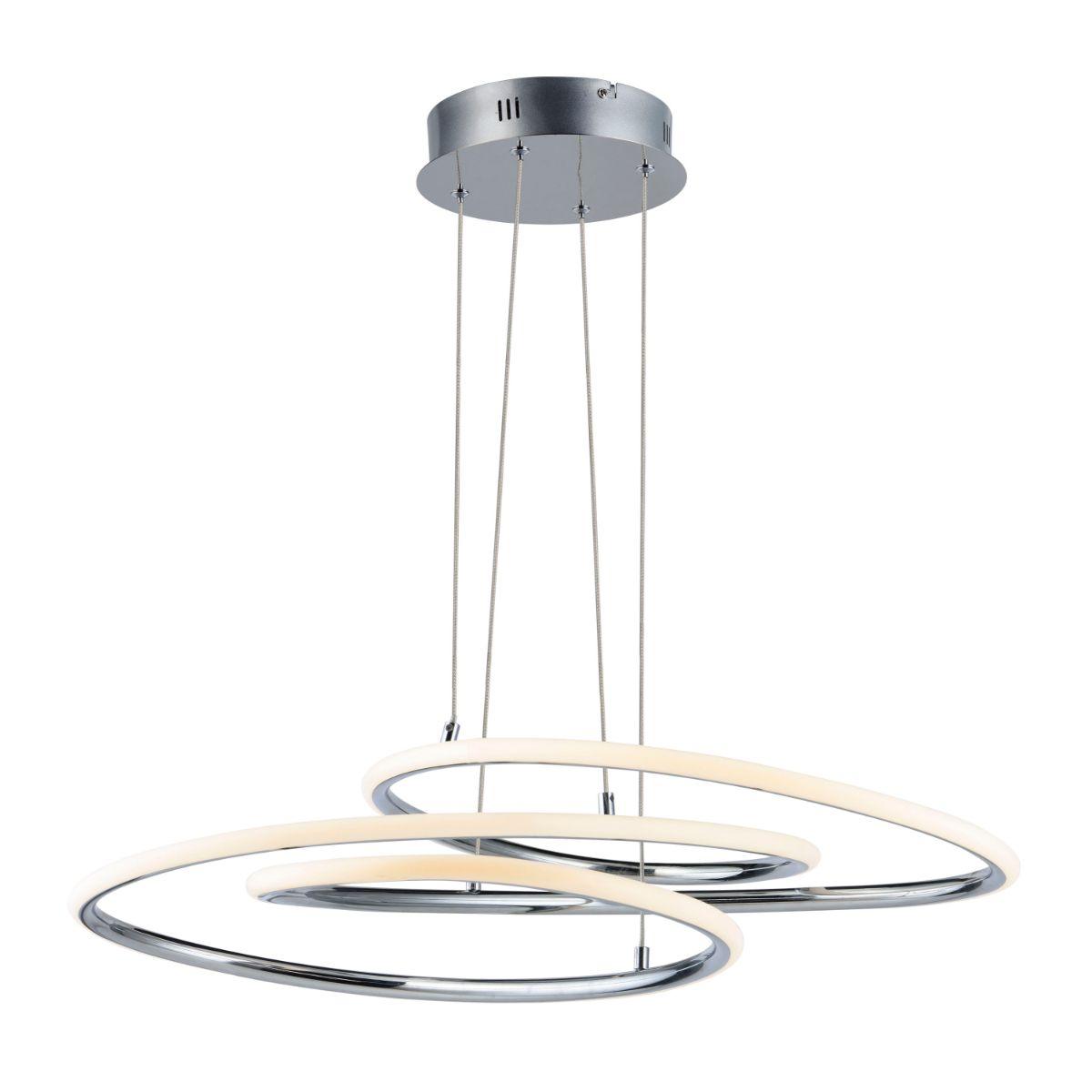 Coaster 20 in. LED Pendant Light Chrome finish - Bees Lighting