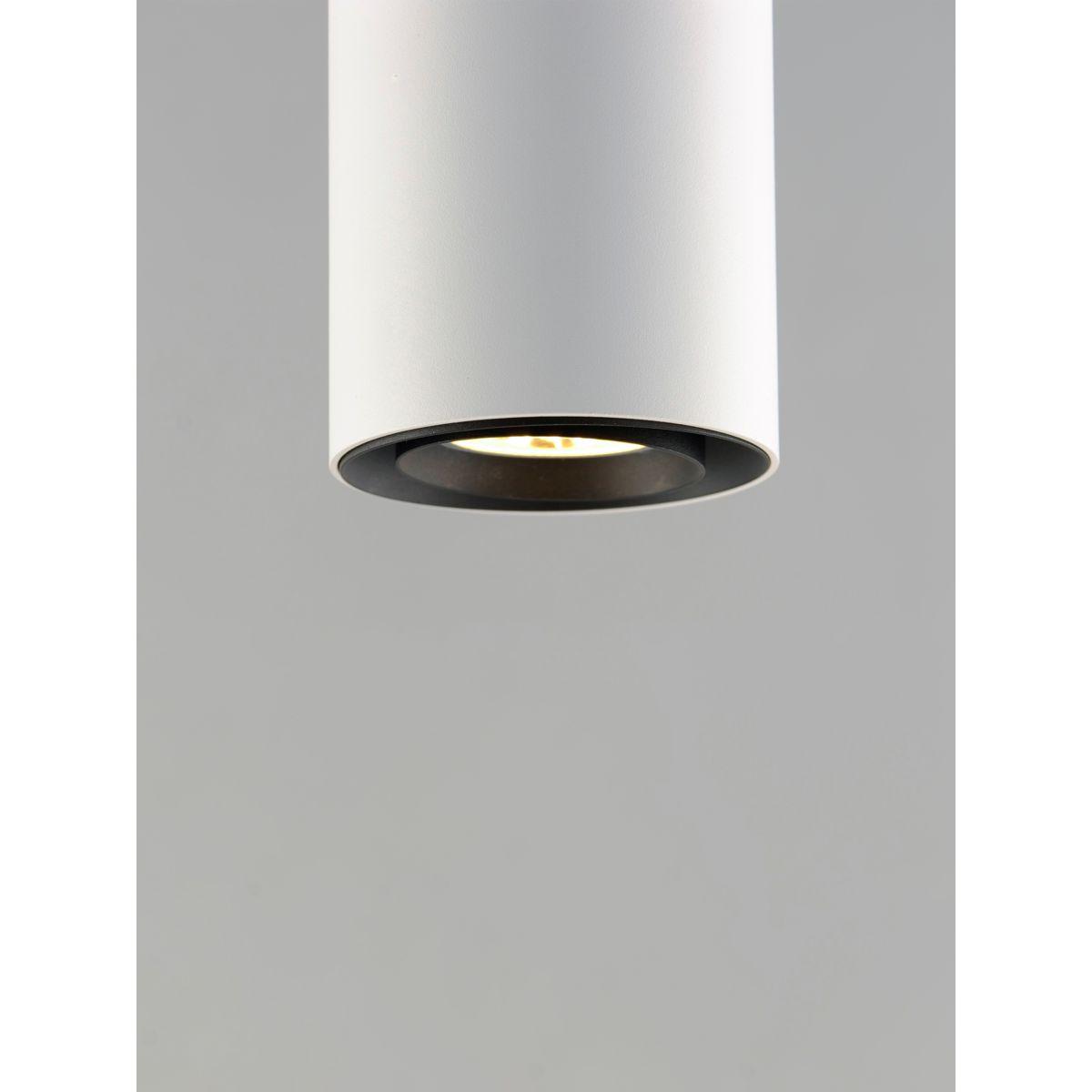 Dwell 4 In LED Pendant Light White Finish - Bees Lighting